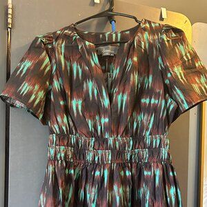 Anthropologie Printed Midi Dress